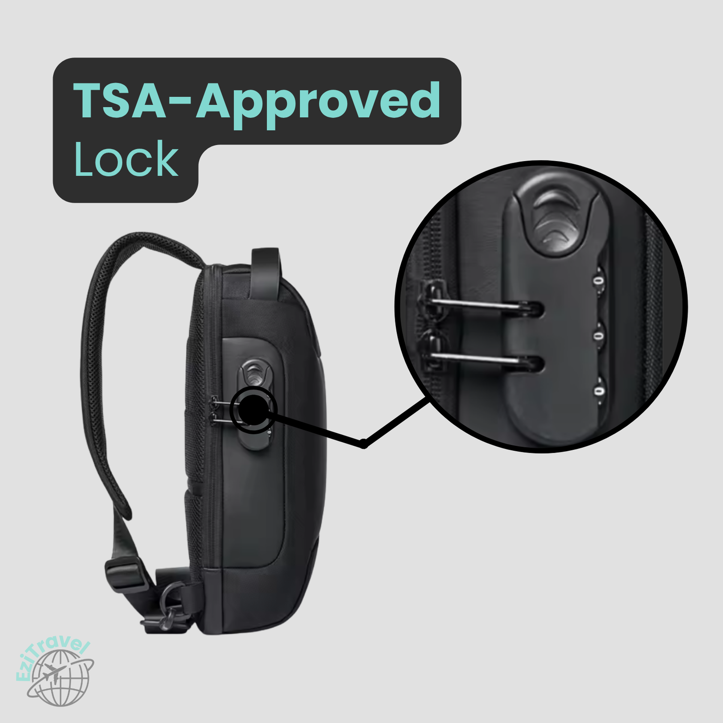 Anti-Theft Crossbody Charging Bag